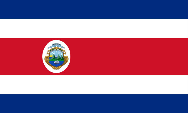 Costa Rica flag — Casa Agua Viva projects