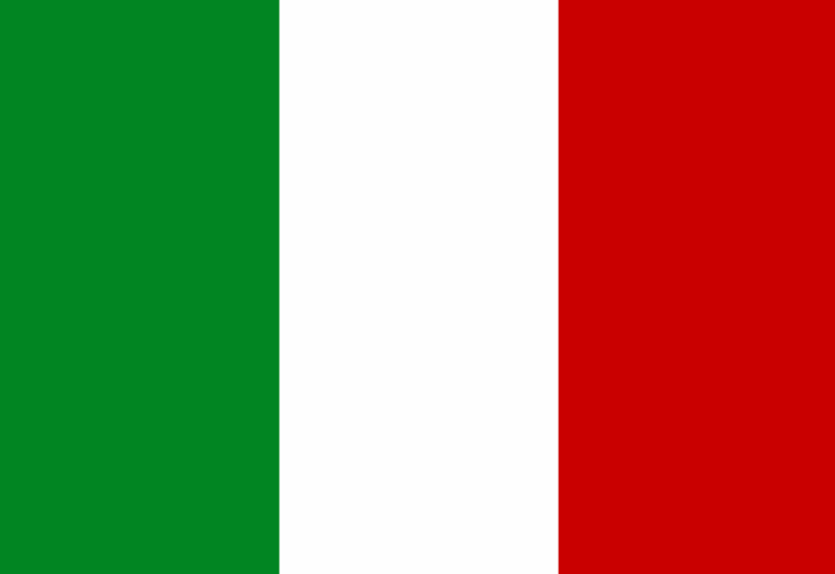 Italy flag — Casa Agua Viva projects